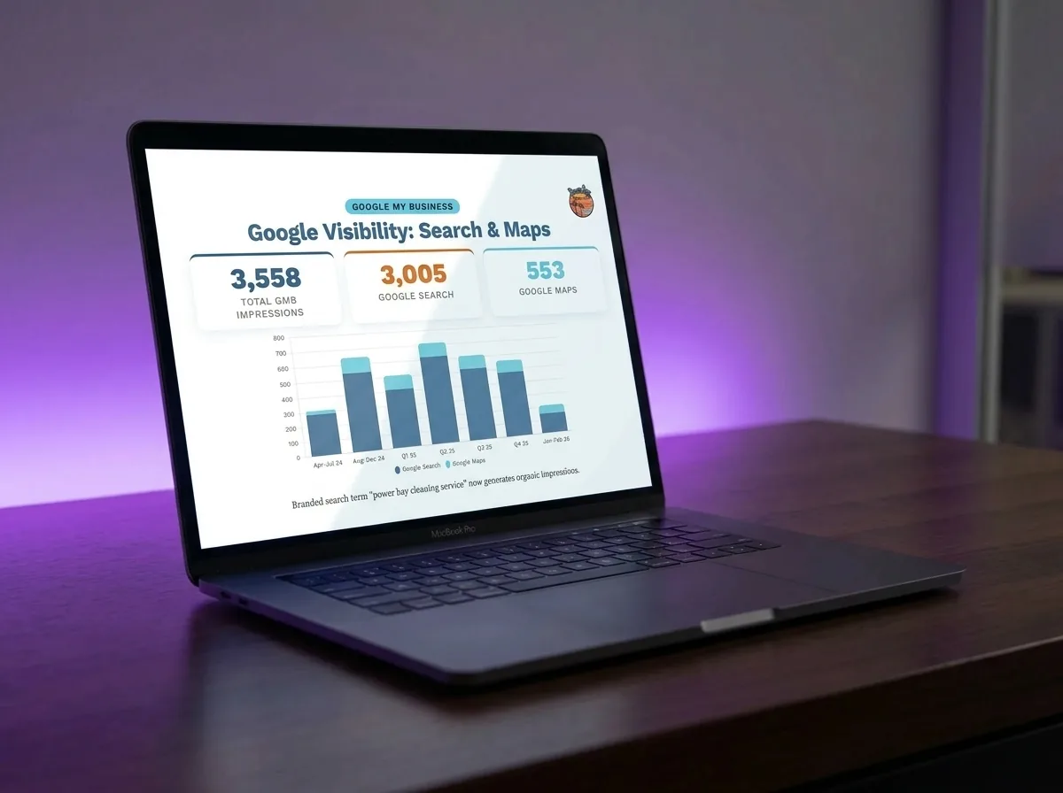 Power Bay Cleaning Service — website built through the Phoenix Ascent Framework