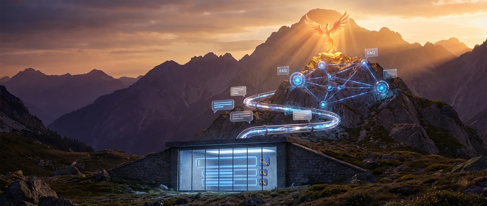 Answer Engine Optimization (AEO) for AI Agents — structured data flowing into AI-powered discovery engines