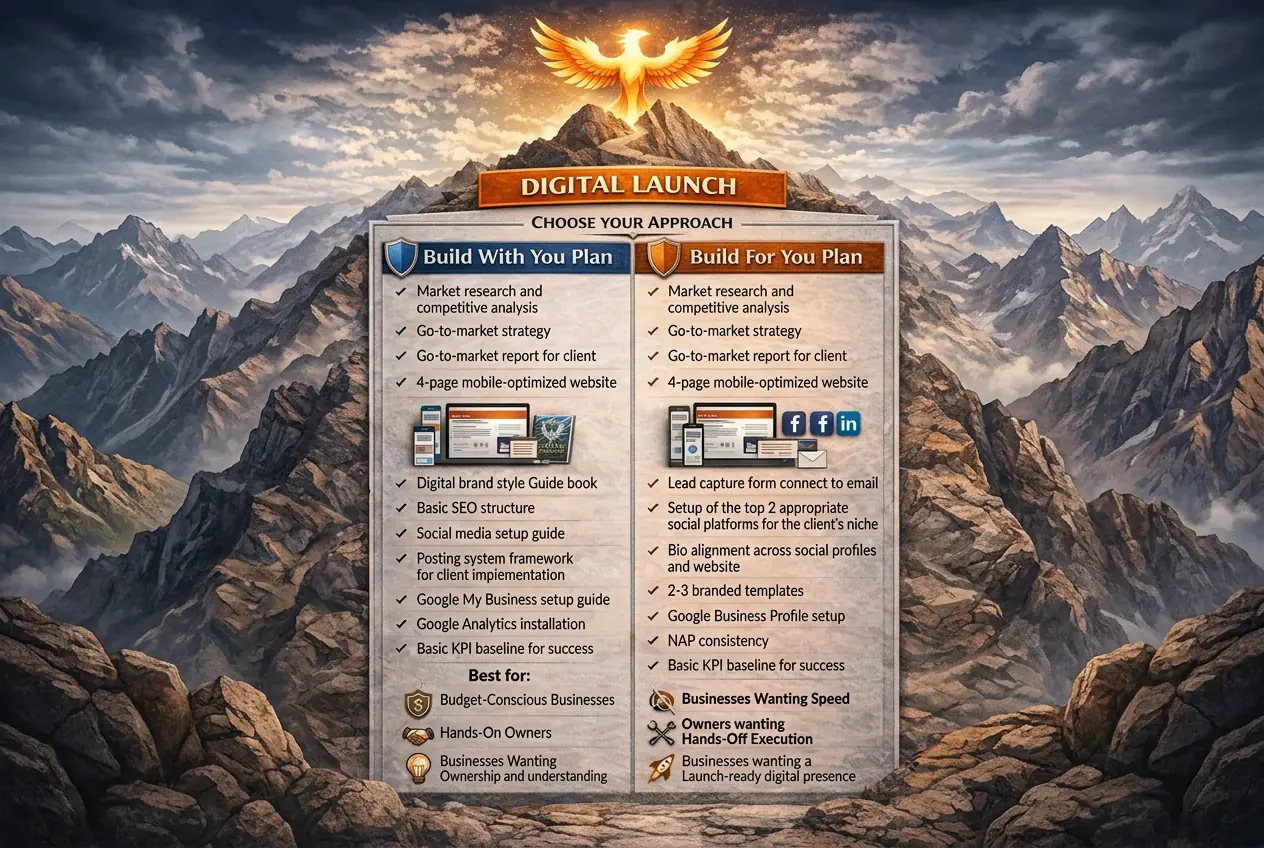 Digital Launch Pillar Infographic — 3:2 ratio