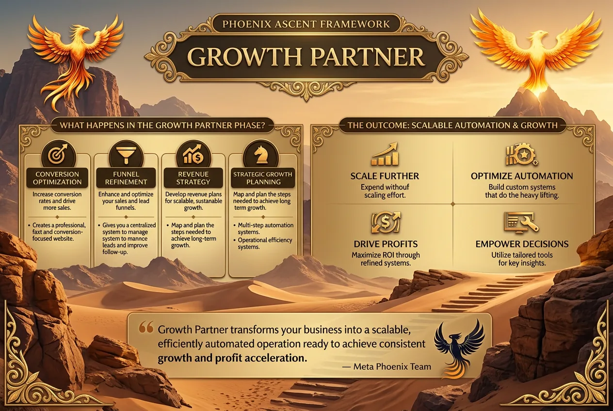 Growth Partner Pillar Infographic — 3:2 ratio
