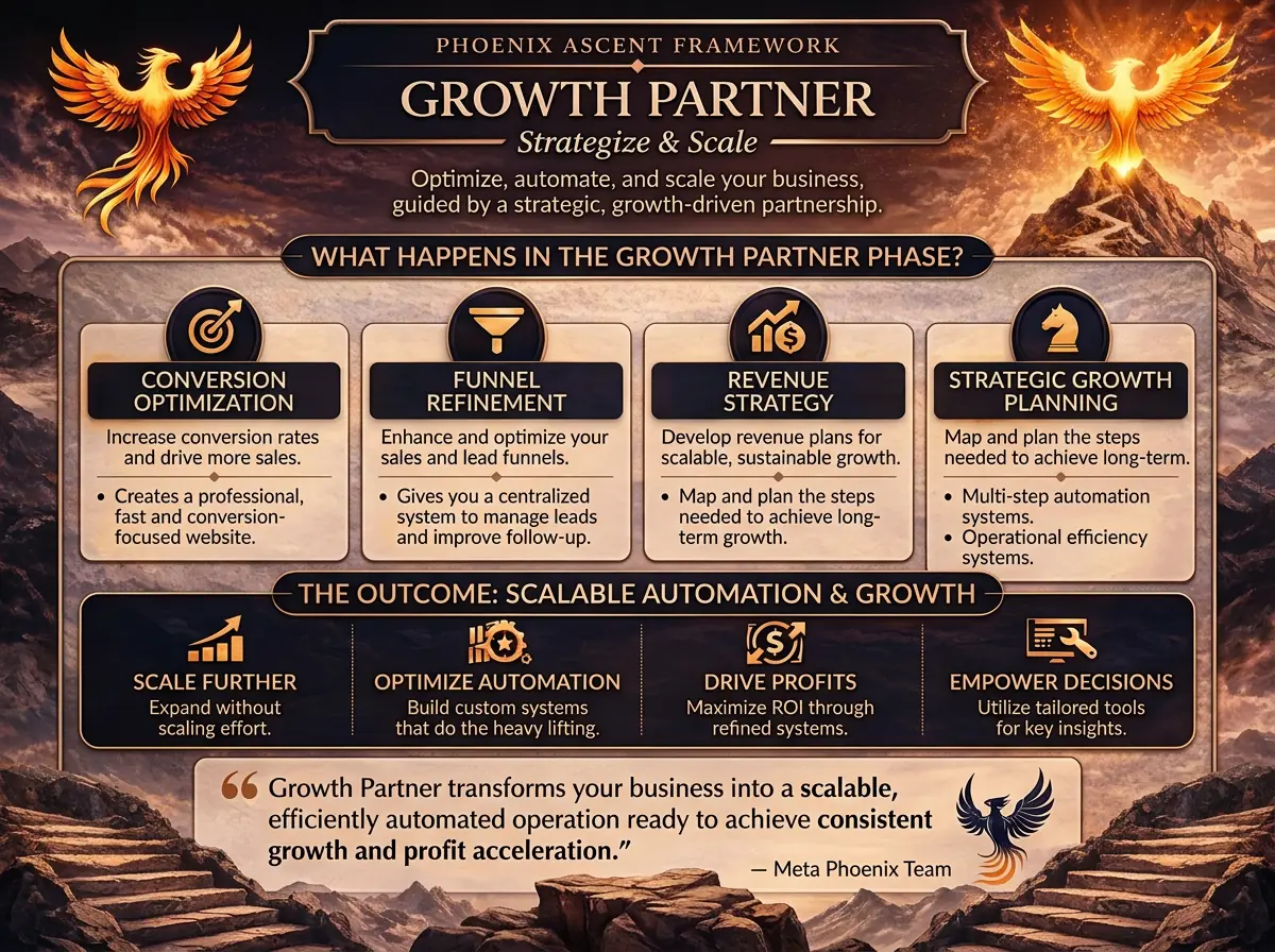 Growth Partner infographic — 4:3 ratio